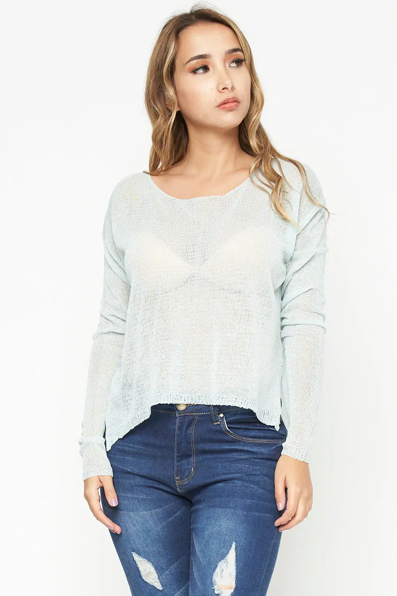 Long Sleeve Sweater Top (THSW0061)