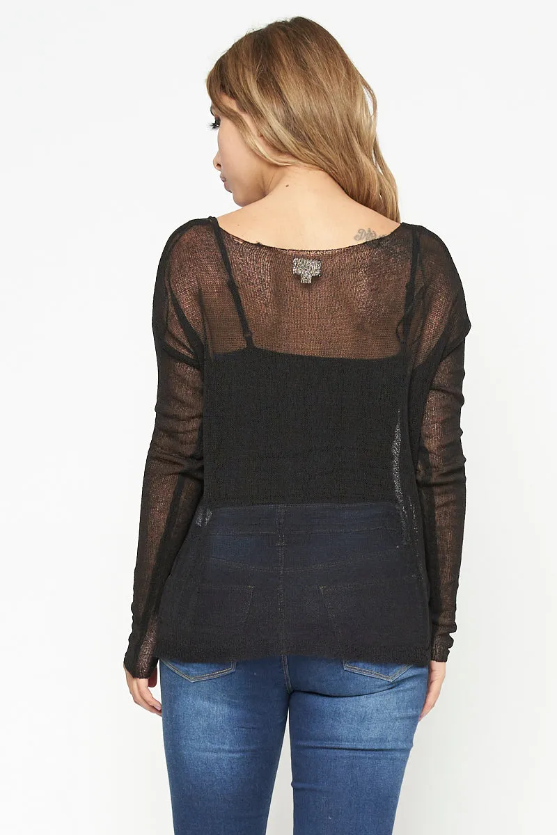 Long Sleeve Sweater Top (THSW0061)