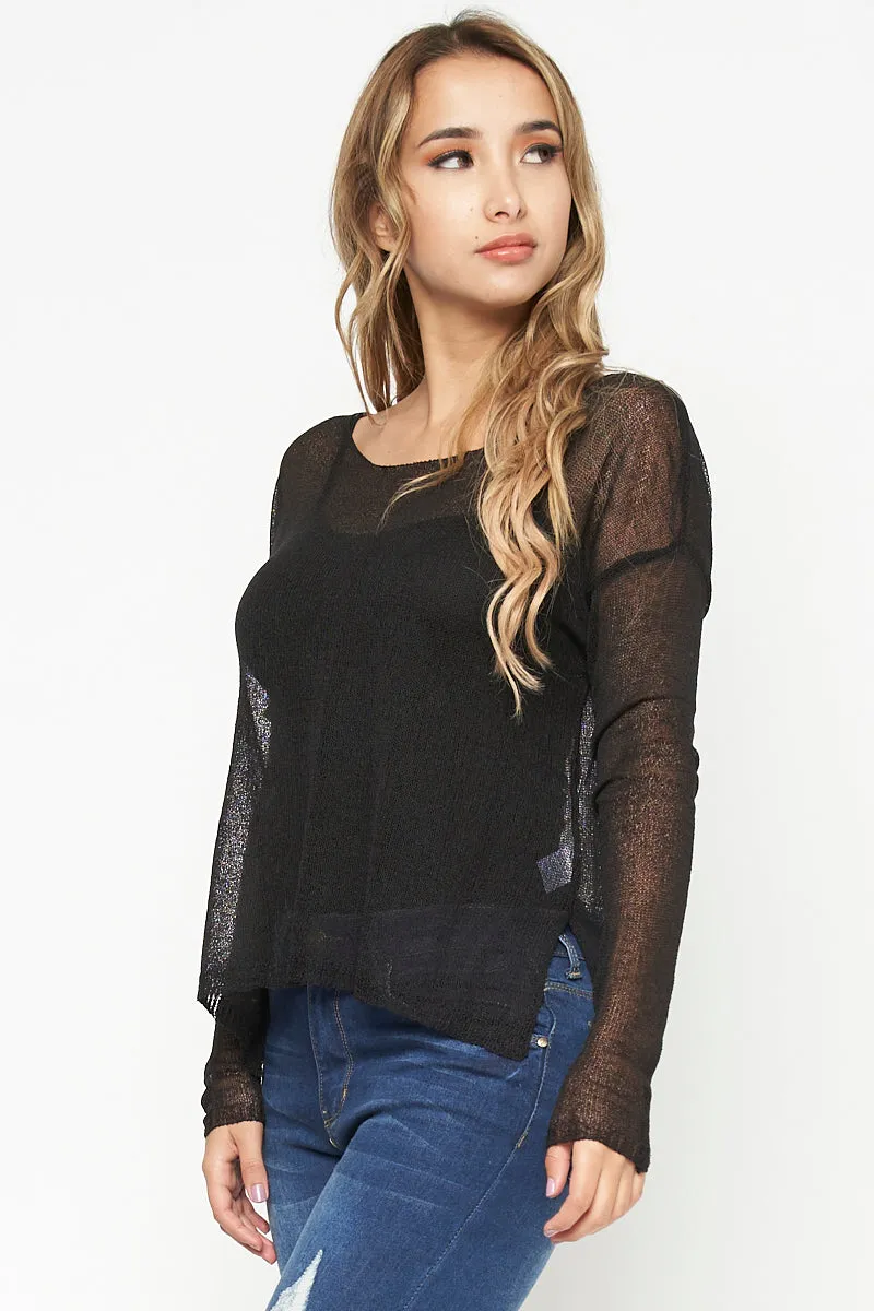 Long Sleeve Sweater Top (THSW0061)