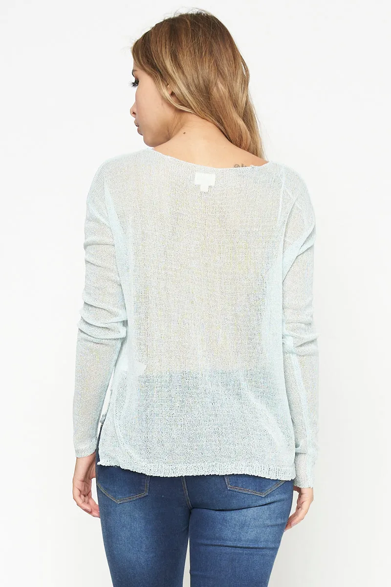 Long Sleeve Sweater Top (THSW0061)