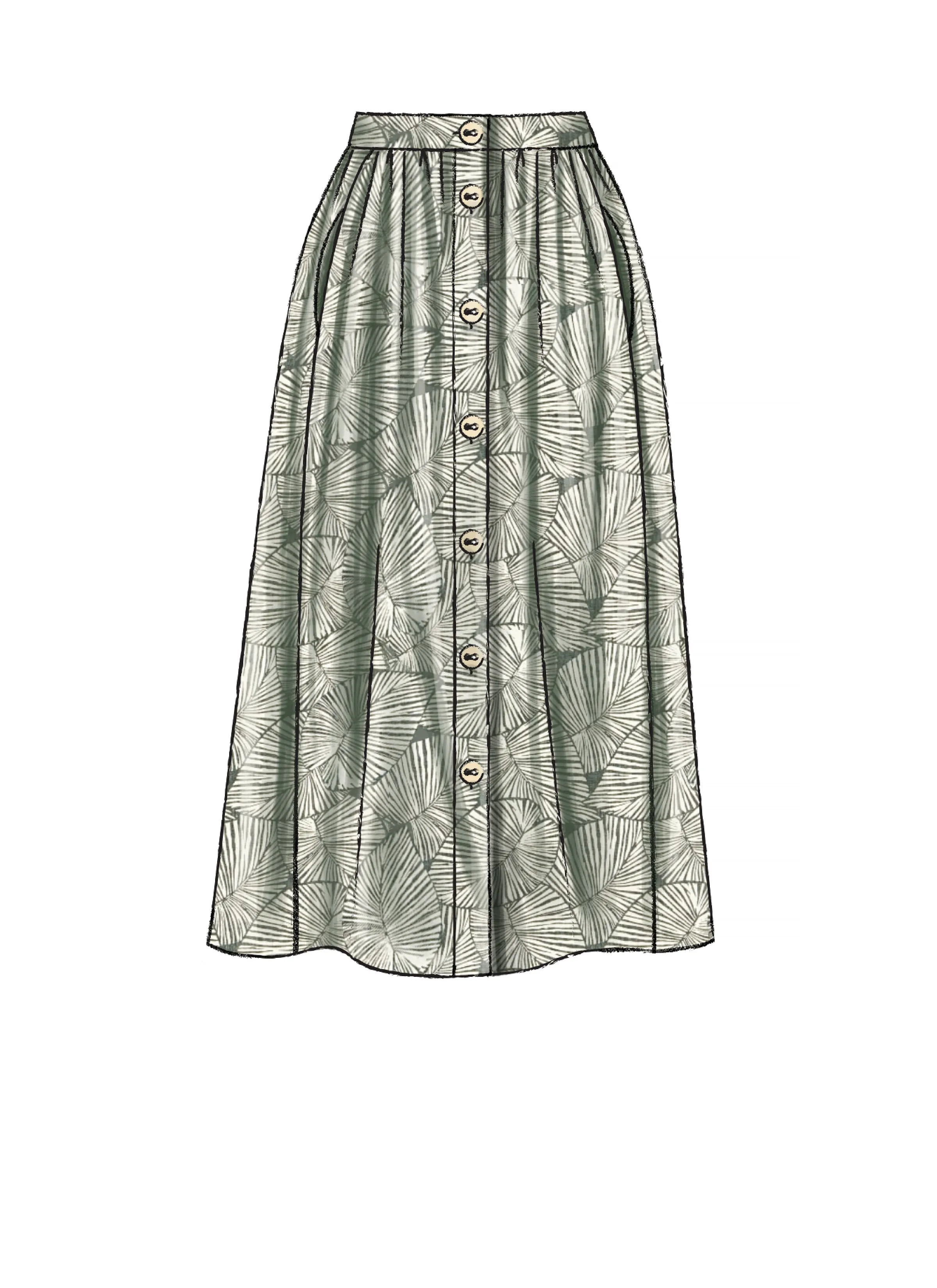 McCall's Pattern M7981 Misses' Skirts