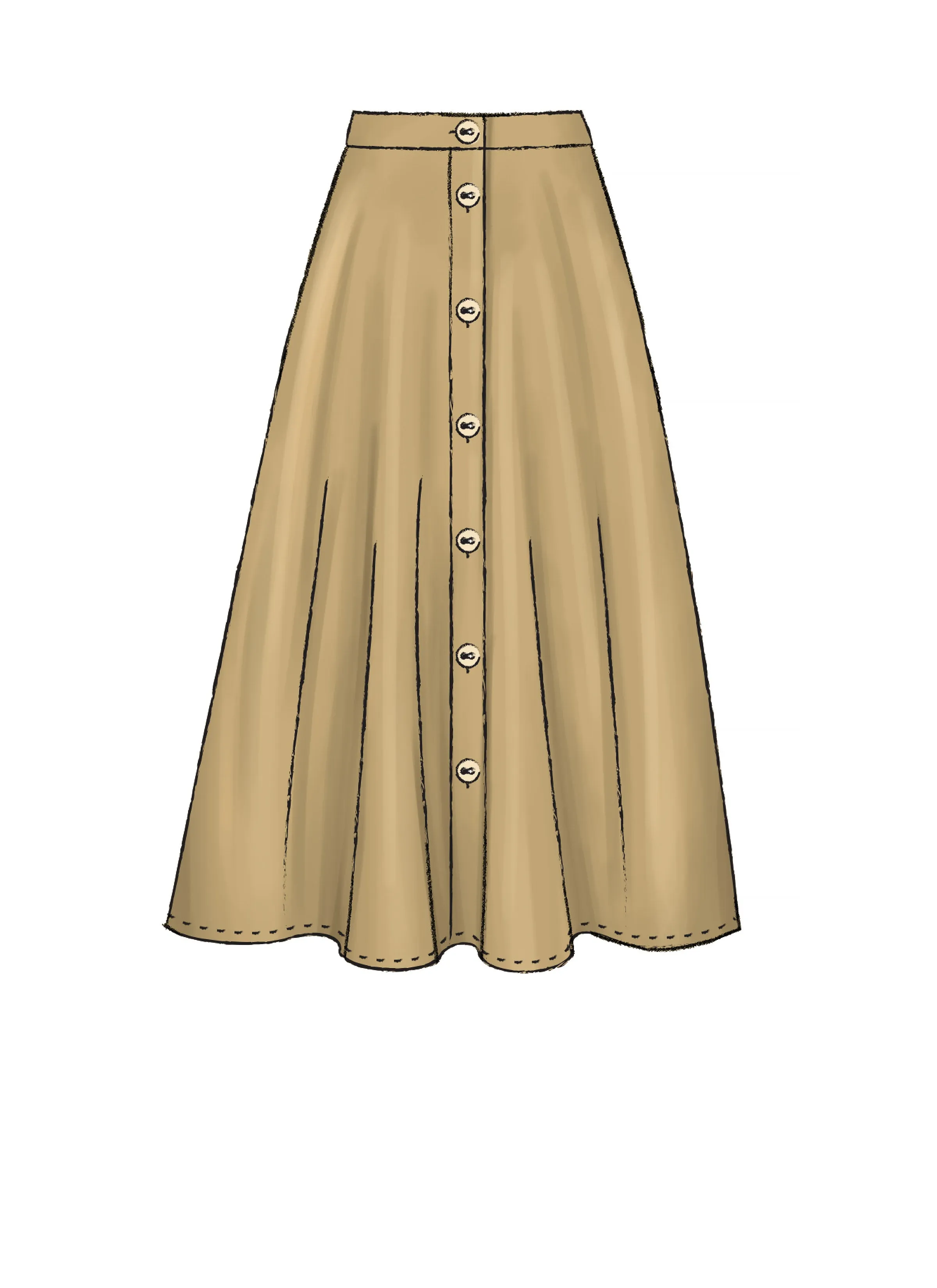McCall's Pattern M7981 Misses' Skirts