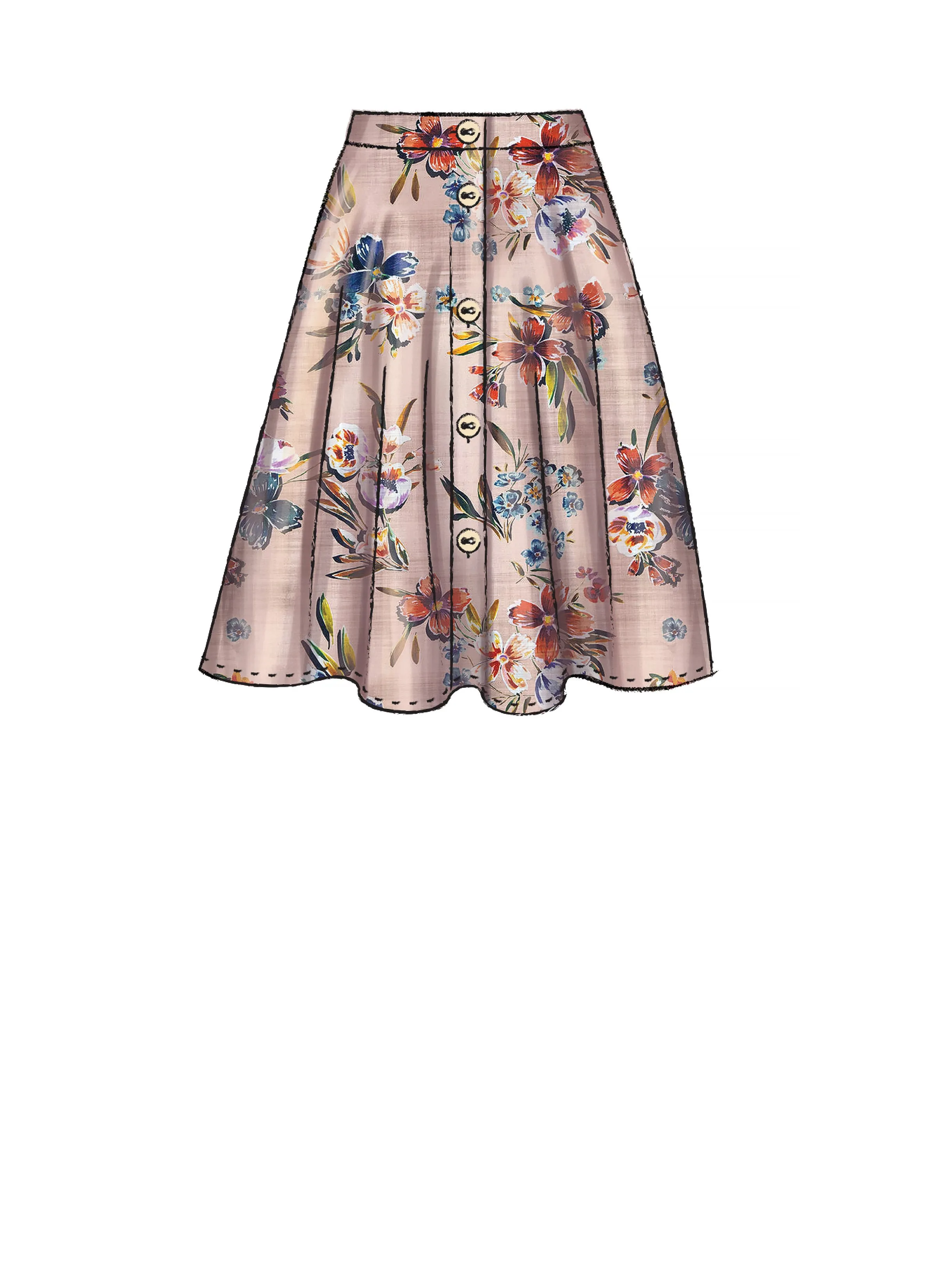 McCall's Pattern M7981 Misses' Skirts