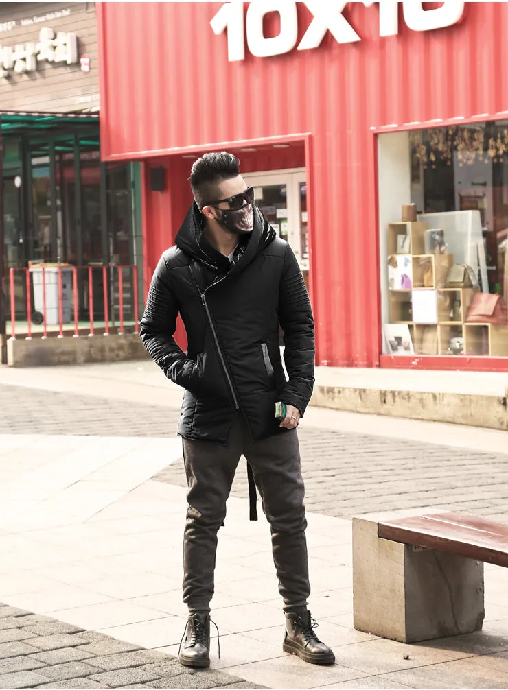 Men's Cotton Hooded Coat