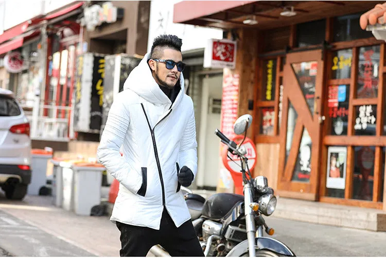 Men's Cotton Hooded Coat