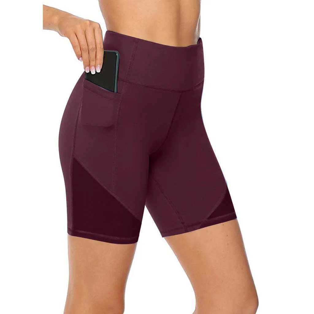 Mesh Pocket Biker Shorts