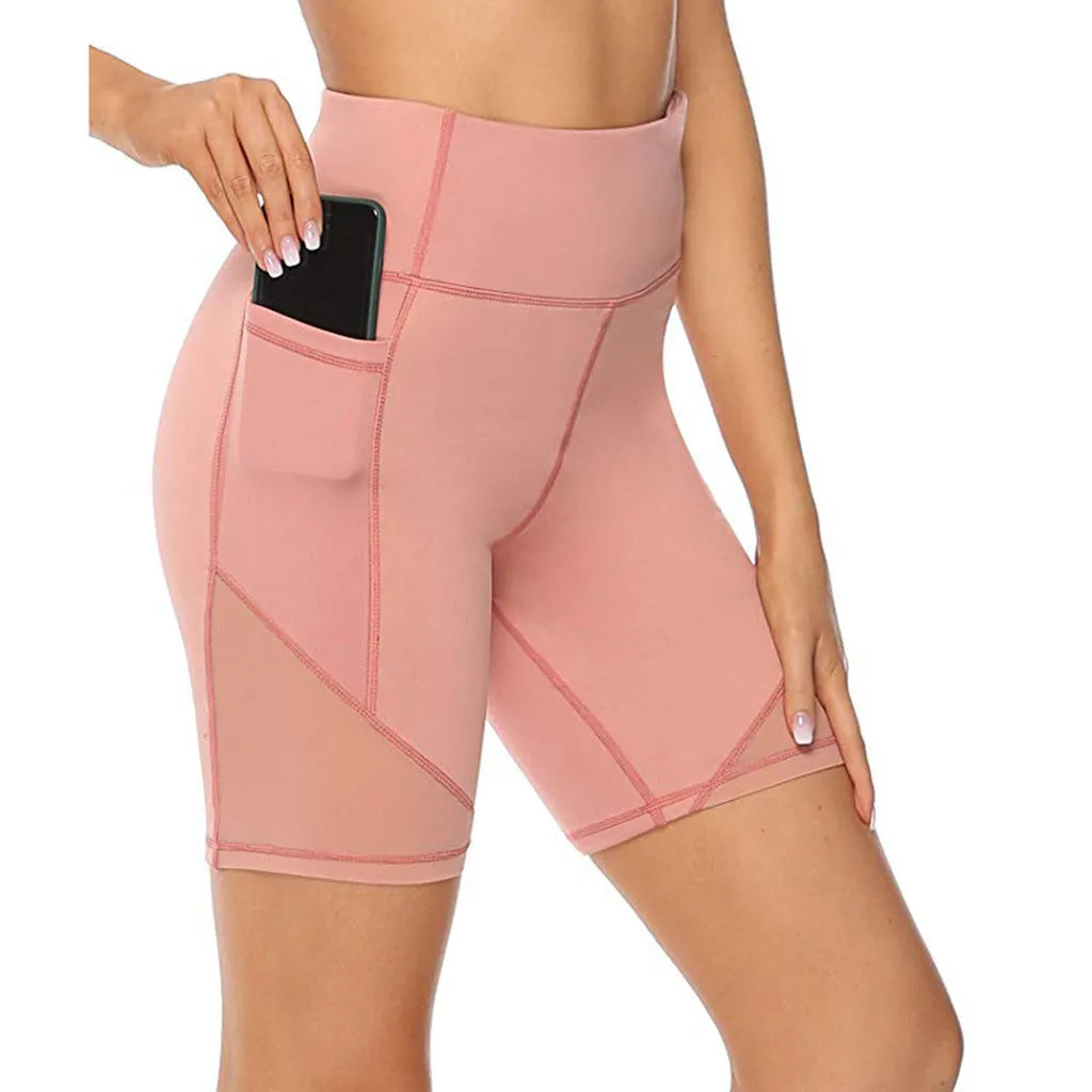 Mesh Pocket Biker Shorts
