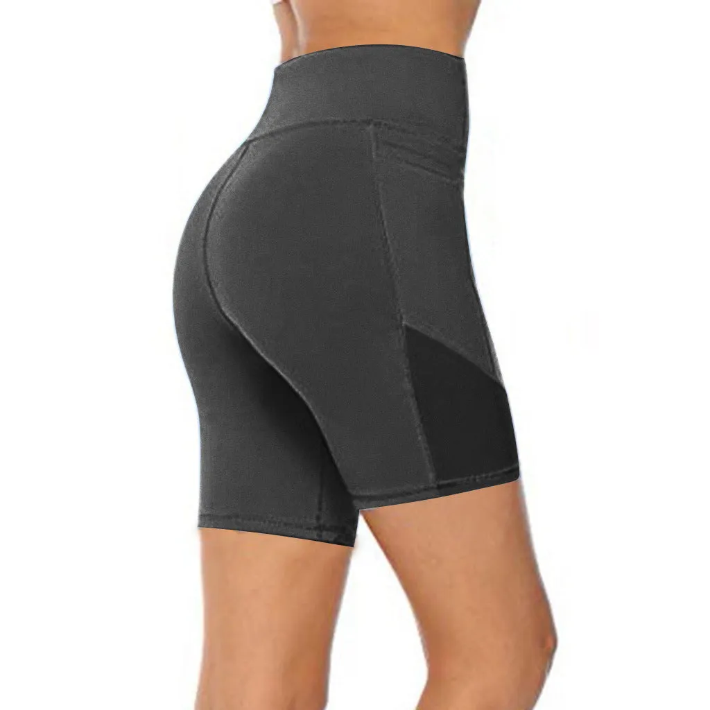 Mesh Pocket Biker Shorts