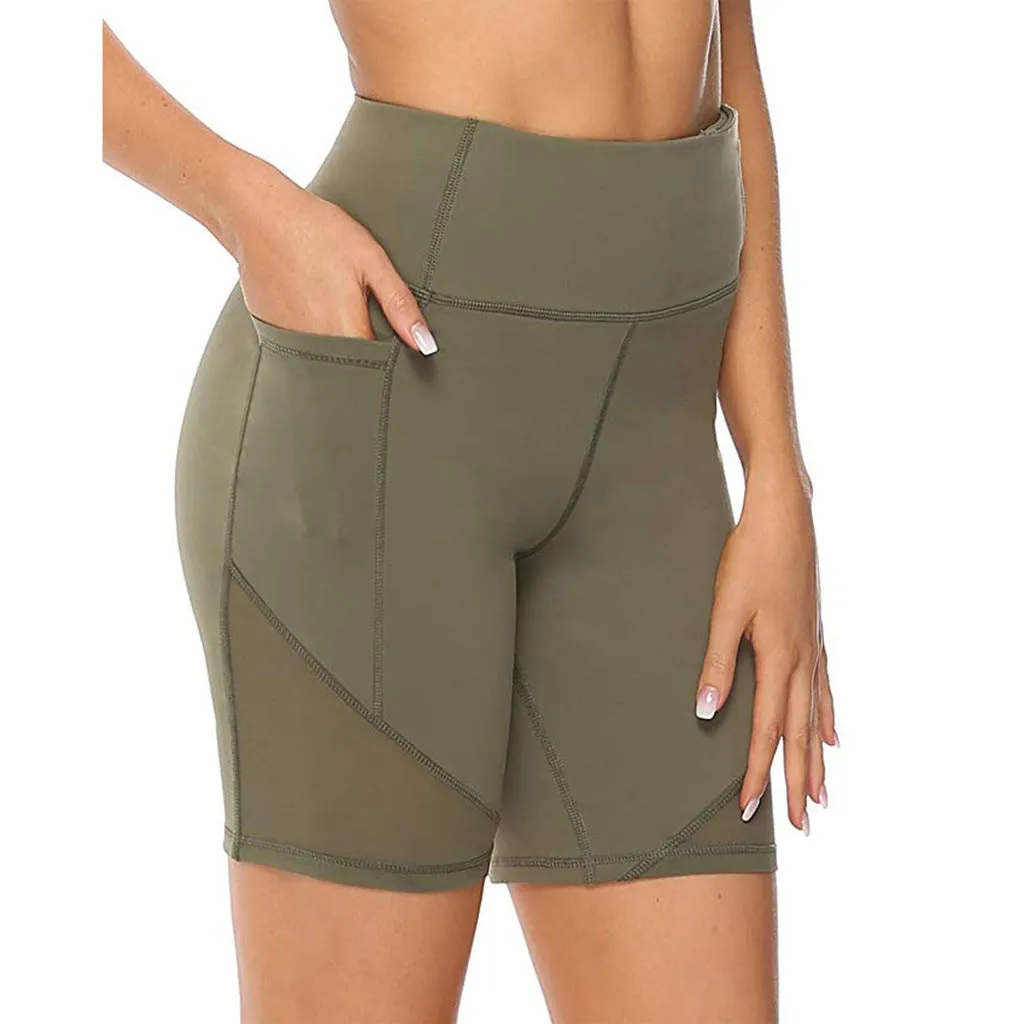 Mesh Pocket Biker Shorts