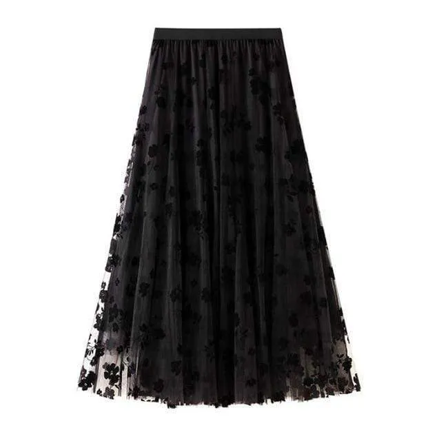 MESH TULLE WOMAN SKIRTS