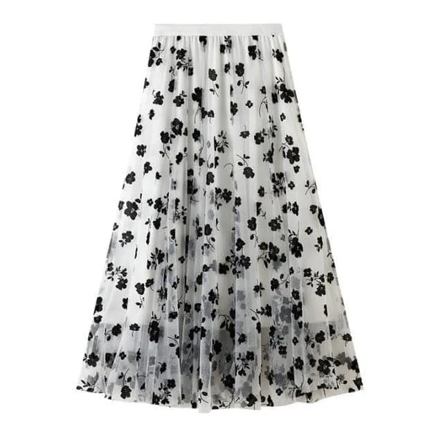 MESH TULLE WOMAN SKIRTS