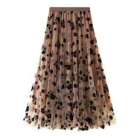 MESH TULLE WOMAN SKIRTS