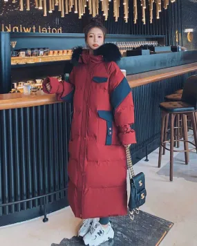 Mid-Length Quilted Padded Puffer Winter Women's Coat