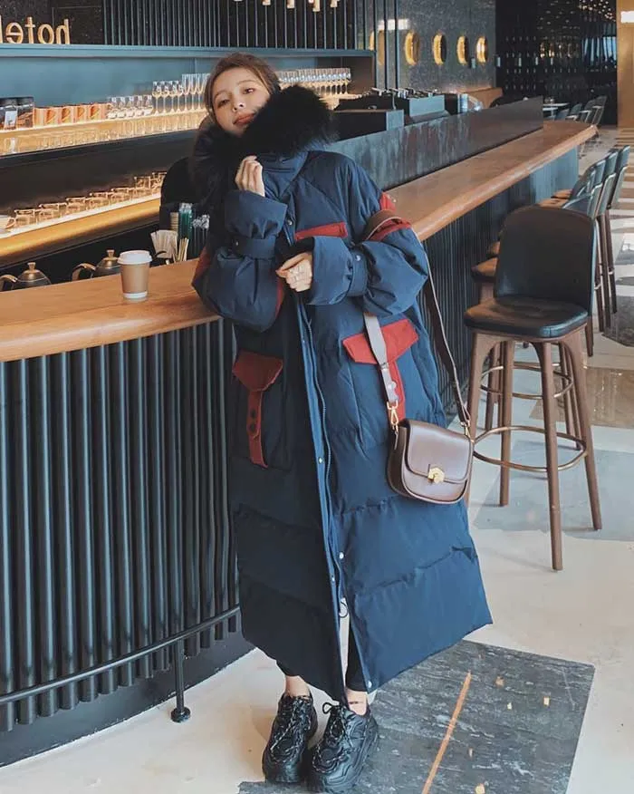 Mid-Length Quilted Padded Puffer Winter Women's Coat