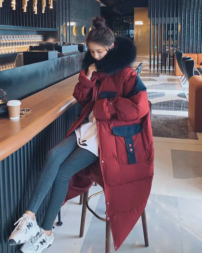 Mid-Length Quilted Padded Puffer Winter Women's Coat