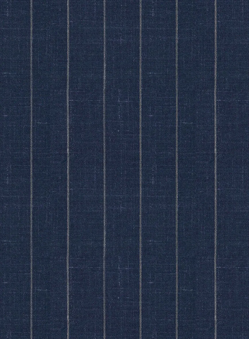 Napolean Genova Stripe Blue Wool Suit