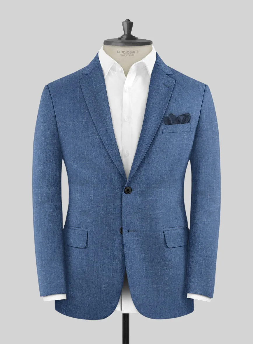 Napolean Ricci Artic Blue Wool Suit
