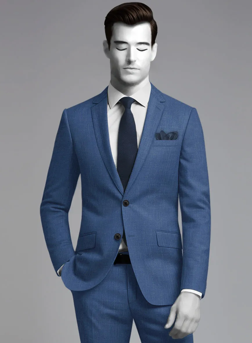Napolean Ricci Artic Blue Wool Suit