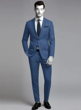 Napolean Ricci Artic Blue Wool Suit