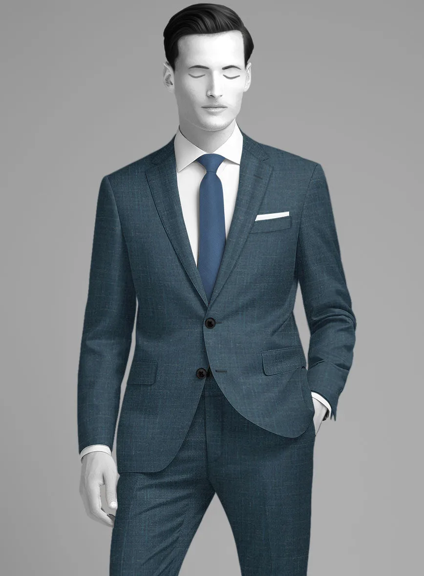Napolean Ricci Rich Blue Wool Suit