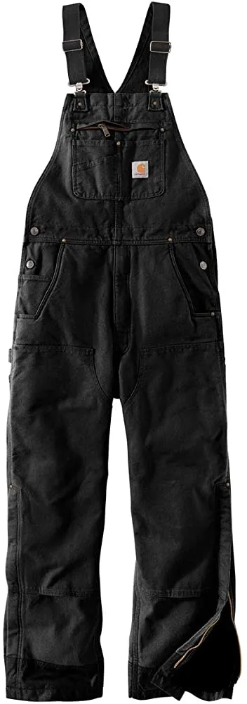New Updated Carhartt heavyweight lined Bib Overalls | Brown or Black