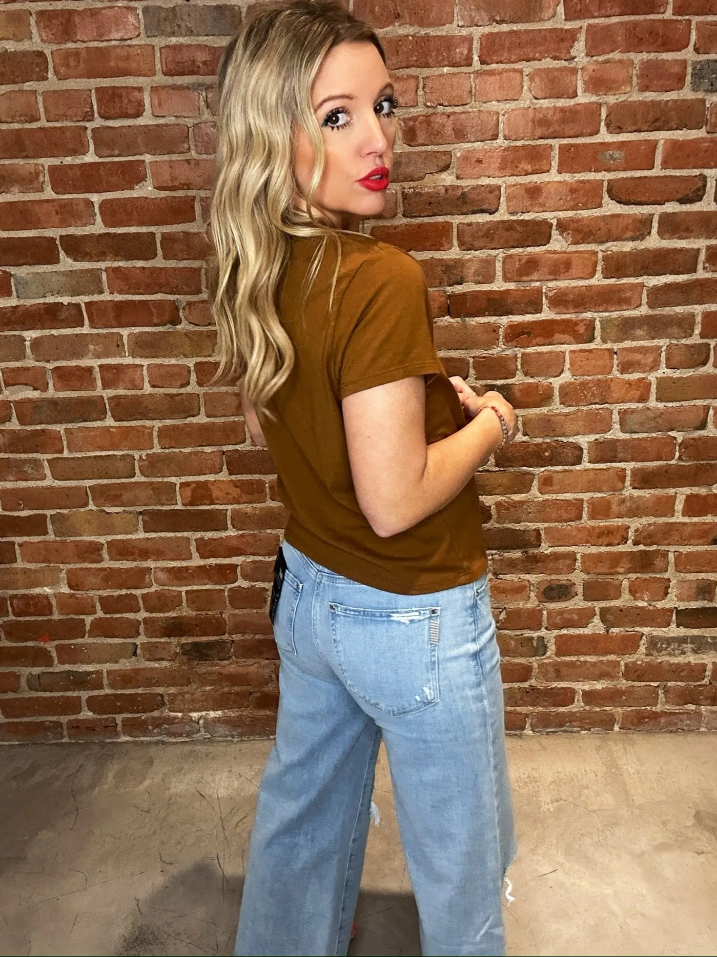 Paige Sasha Ankle Wide Leg in Maeve Destructed