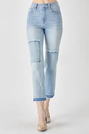 Paisley Patch Jeans