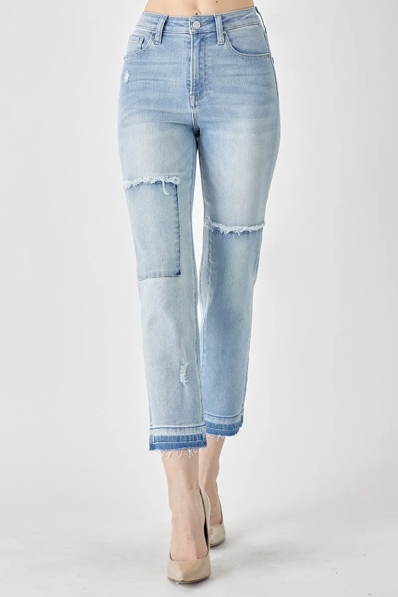 Paisley Patch Jeans