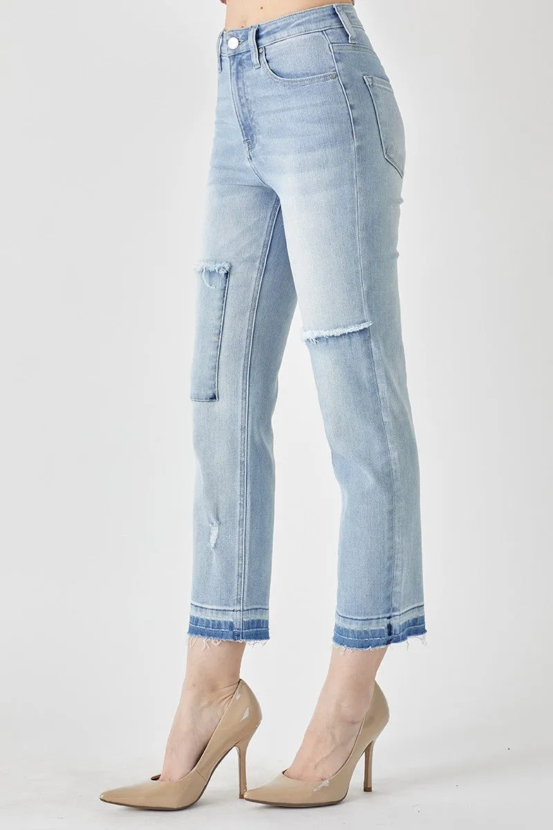 Paisley Patch Jeans
