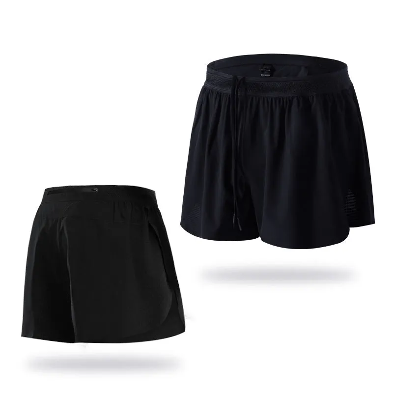 Polyester Breathable Fitness Workout Shorts Men