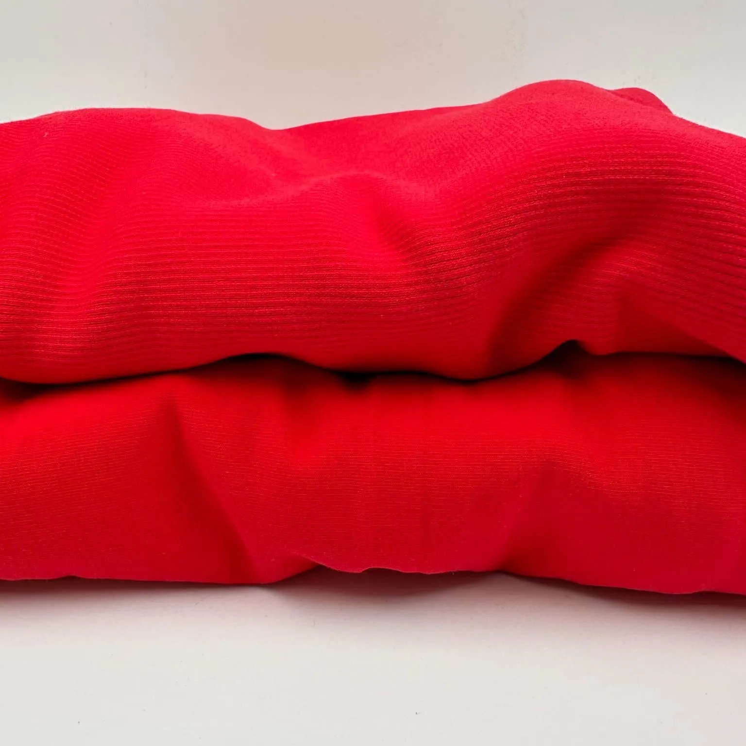 Rib Knit- Red