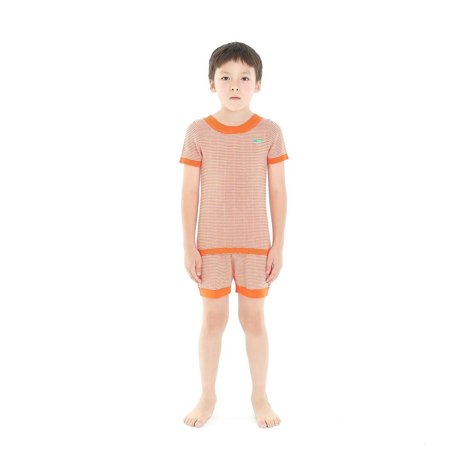 Ribbing Shorts Orange