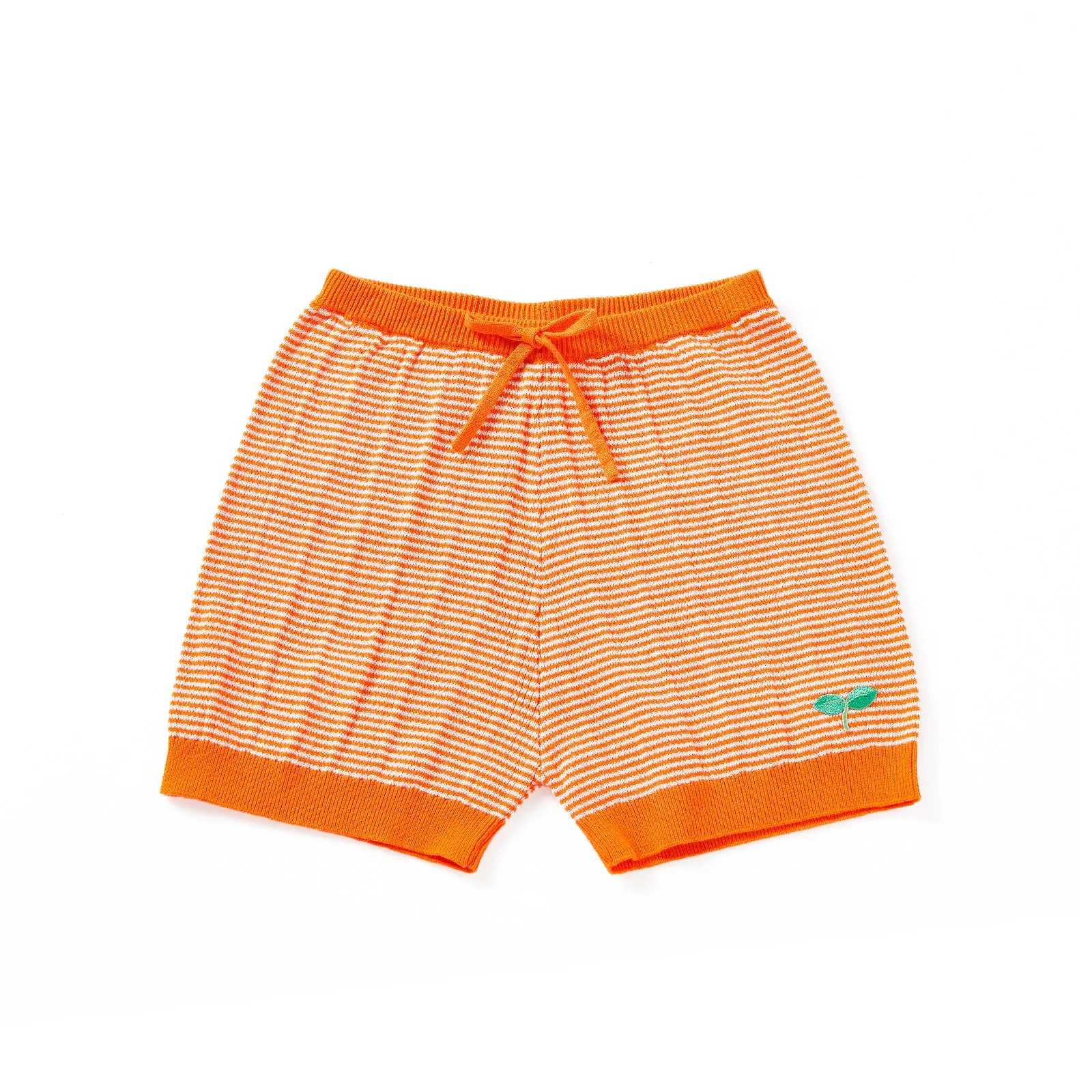 Ribbing Shorts Orange