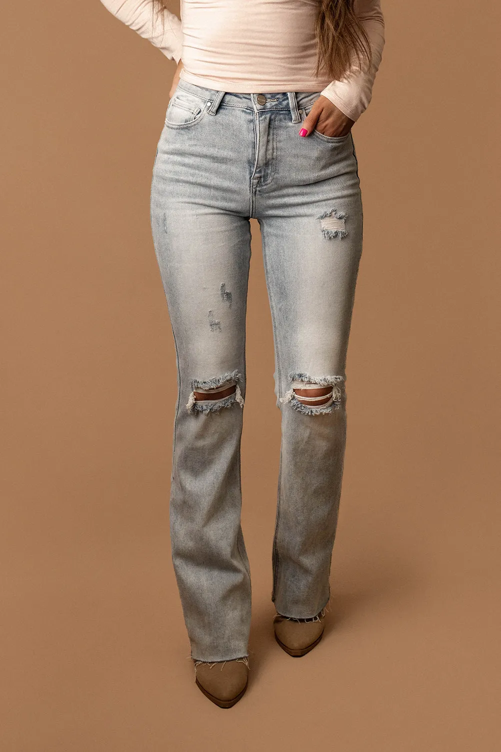 Sadie High-Rise Flare Jeans