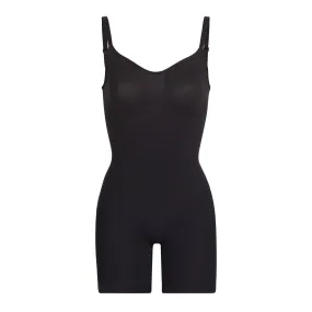 SCULPTING BODYSUIT MID THIGH | ONYX