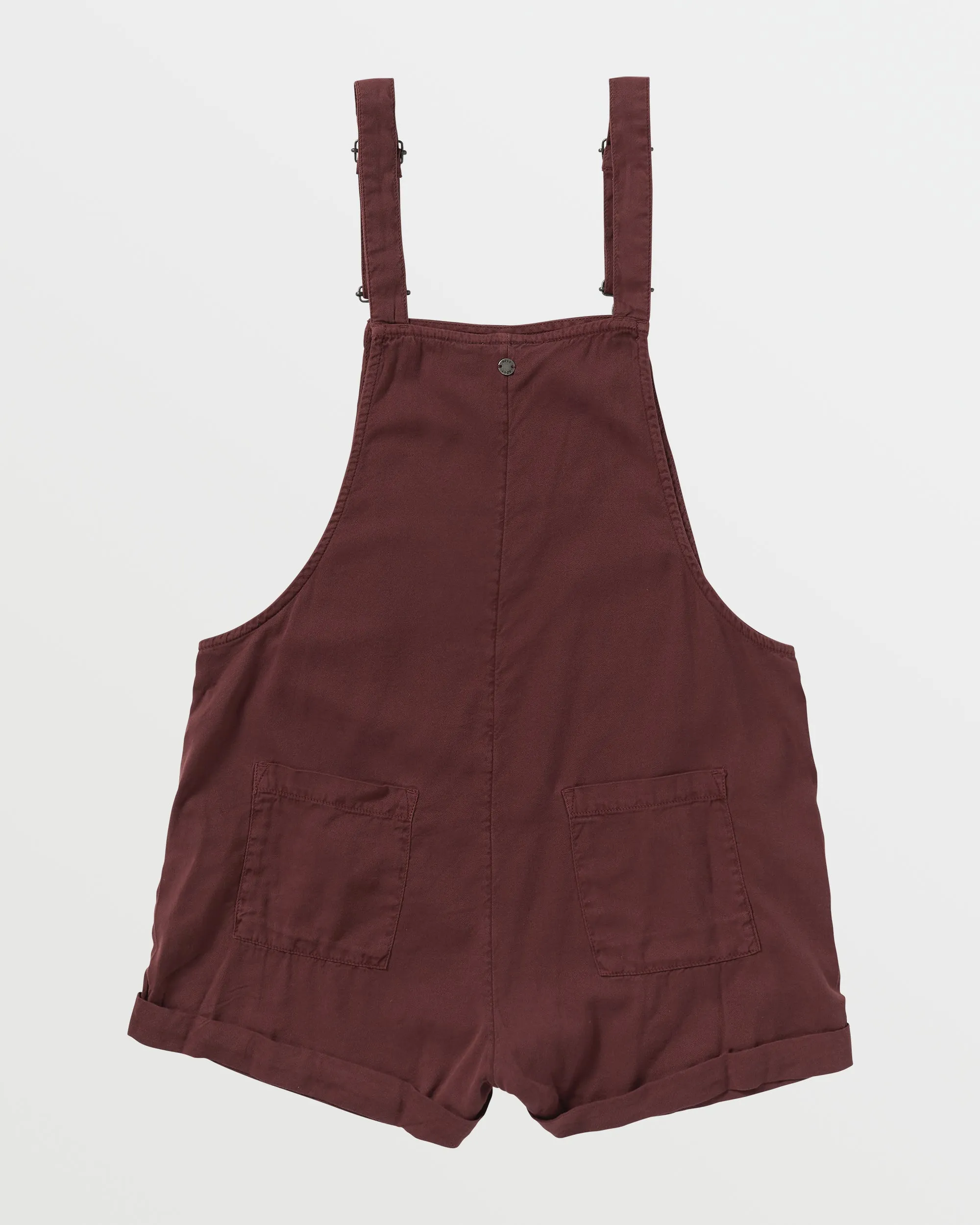 Silver Sky Set Short Overalls - Bitter Chocolate