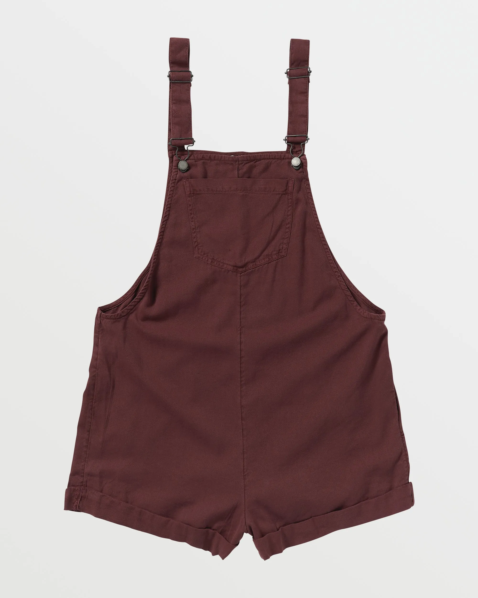 Silver Sky Set Short Overalls - Bitter Chocolate
