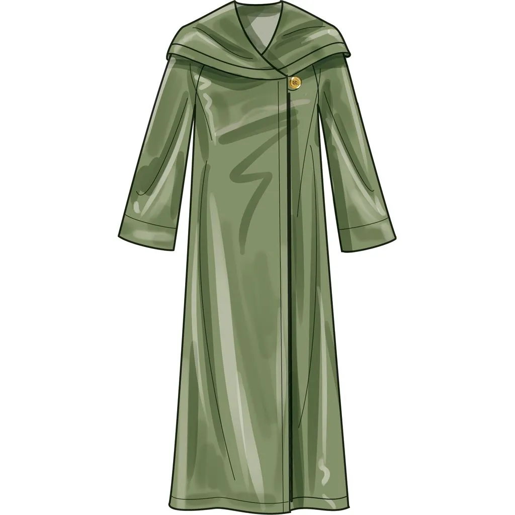 Simplicity Sewing Pattern S9684 Misses' Hooded Coats and Jacket with Length Variations