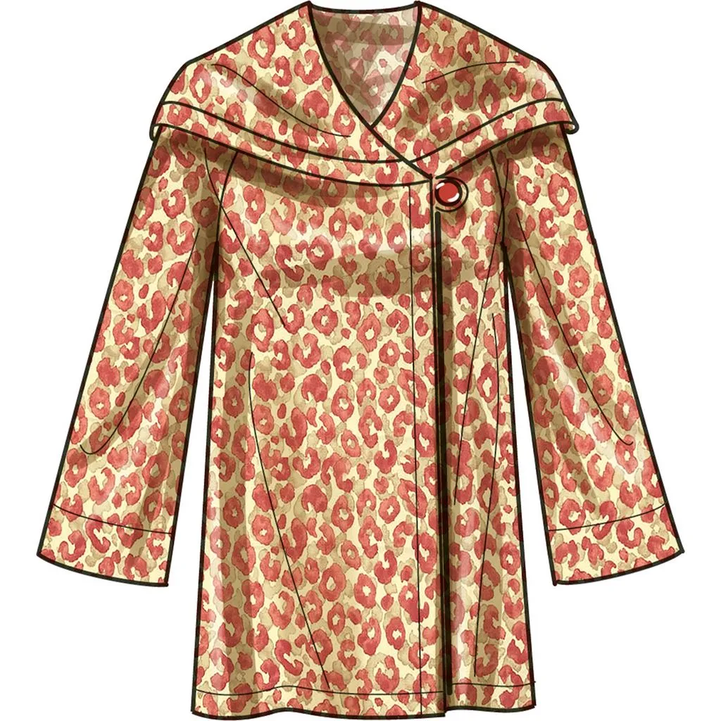 Simplicity Sewing Pattern S9684 Misses' Hooded Coats and Jacket with Length Variations