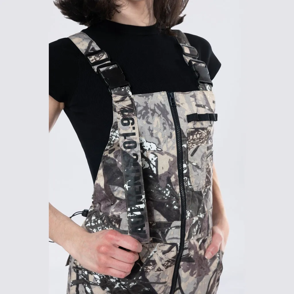 Stacked Utility Overalls - Olive Hunting Camo