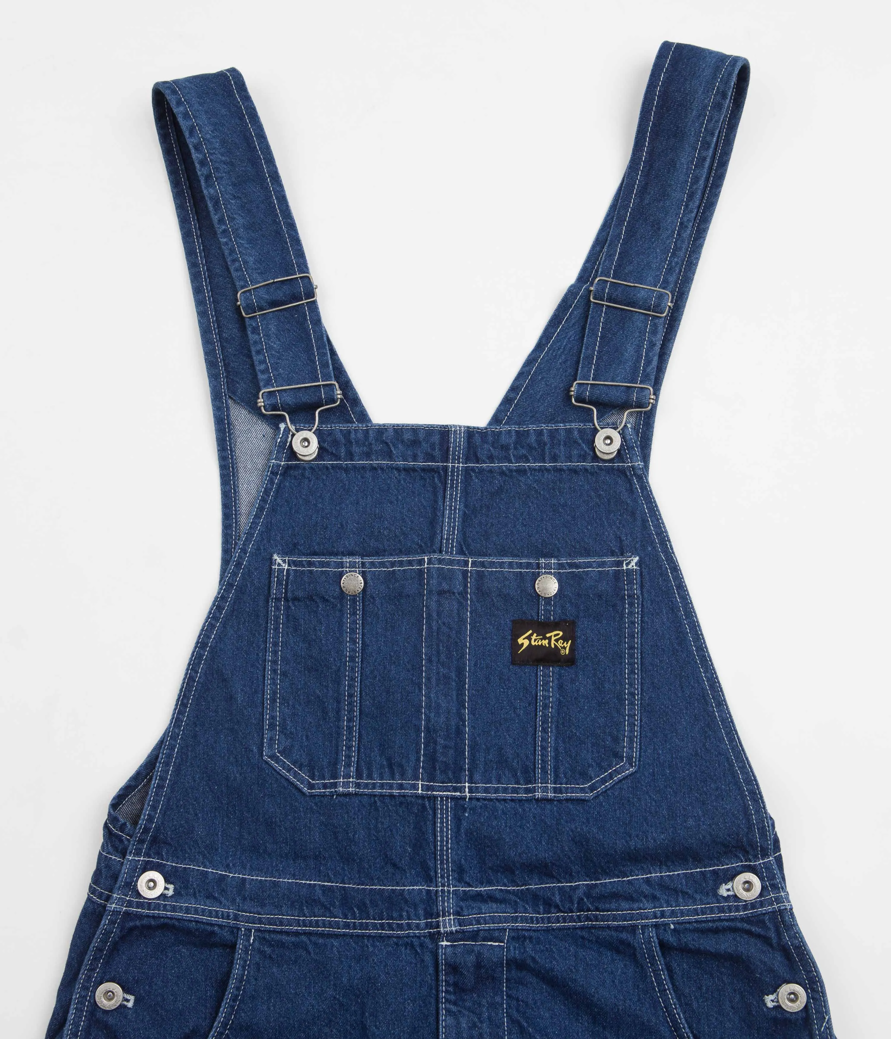 Stan Ray Earls Bib Overalls - Stonewashed