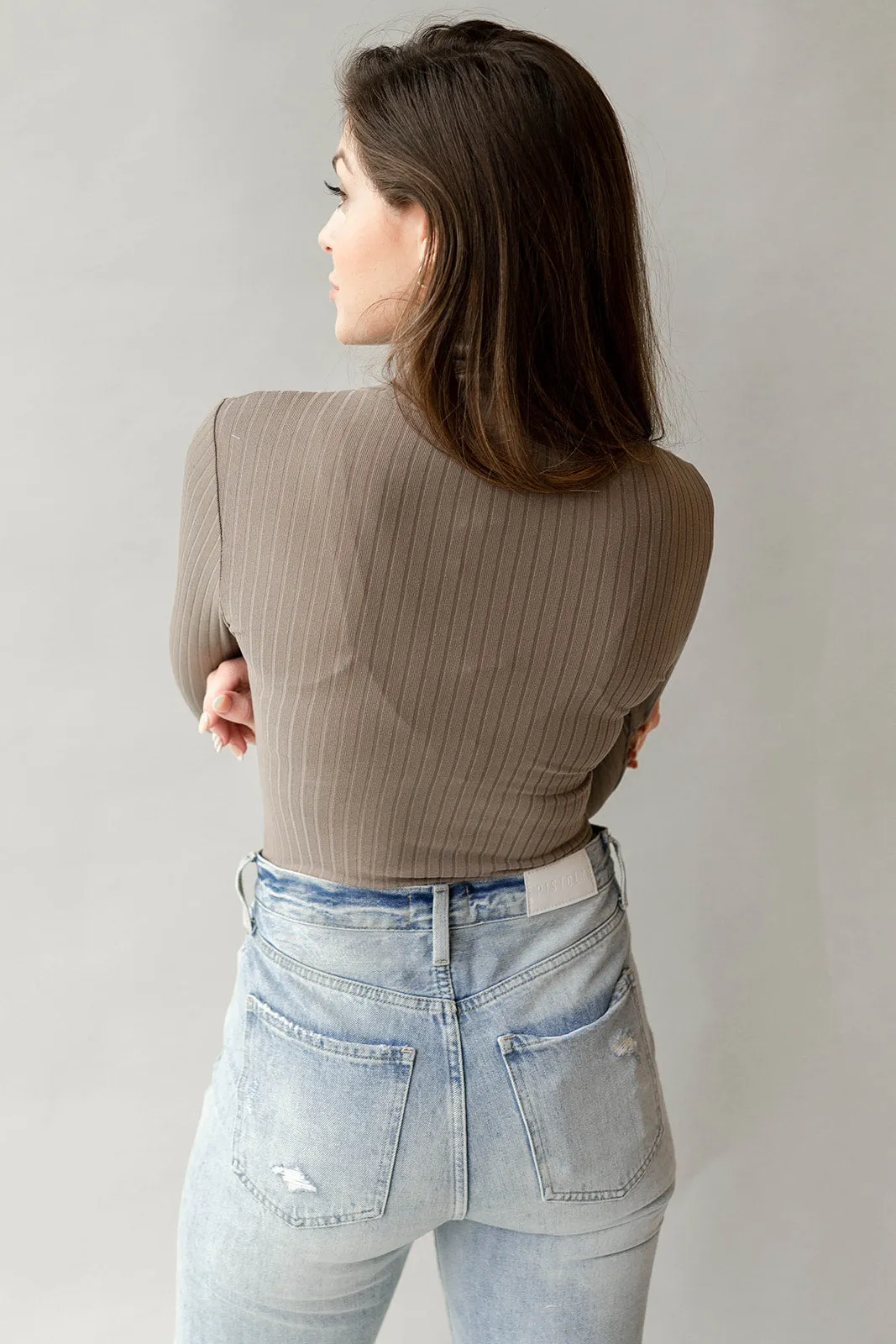 sunshine ribbed bodysuit