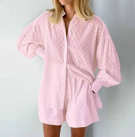 Sylis | Casual Breathable Blouse and Short Set