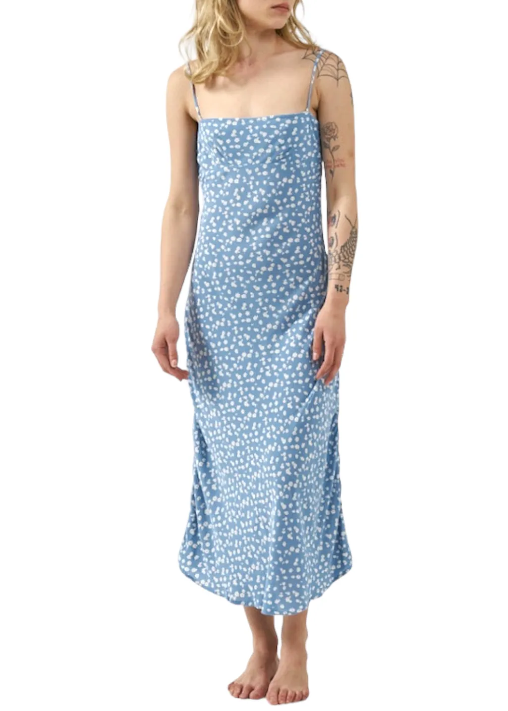THRILLS - Aster Mid Length Dress - Powder Blue