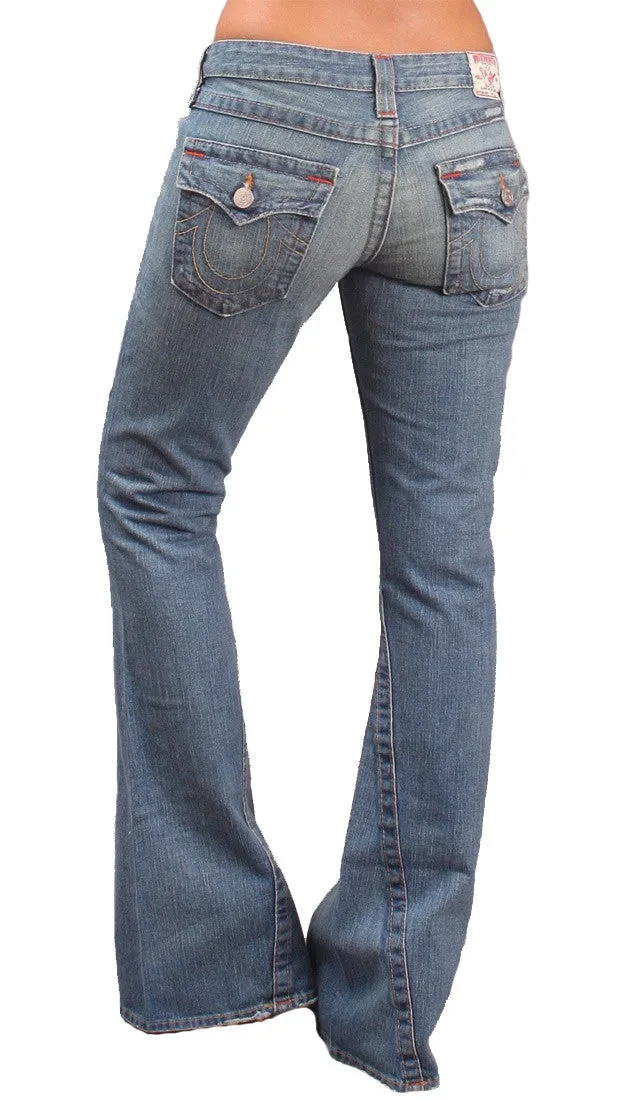 True Religion Joey Flare Leg Jean in Cowgirl