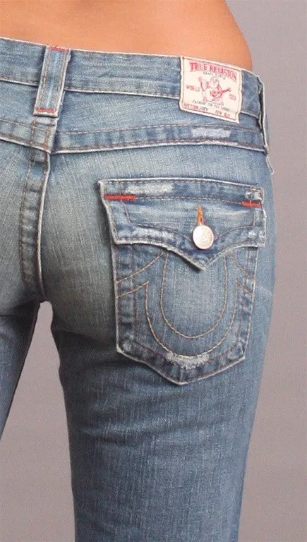 True Religion Joey Flare Leg Jean in Cowgirl