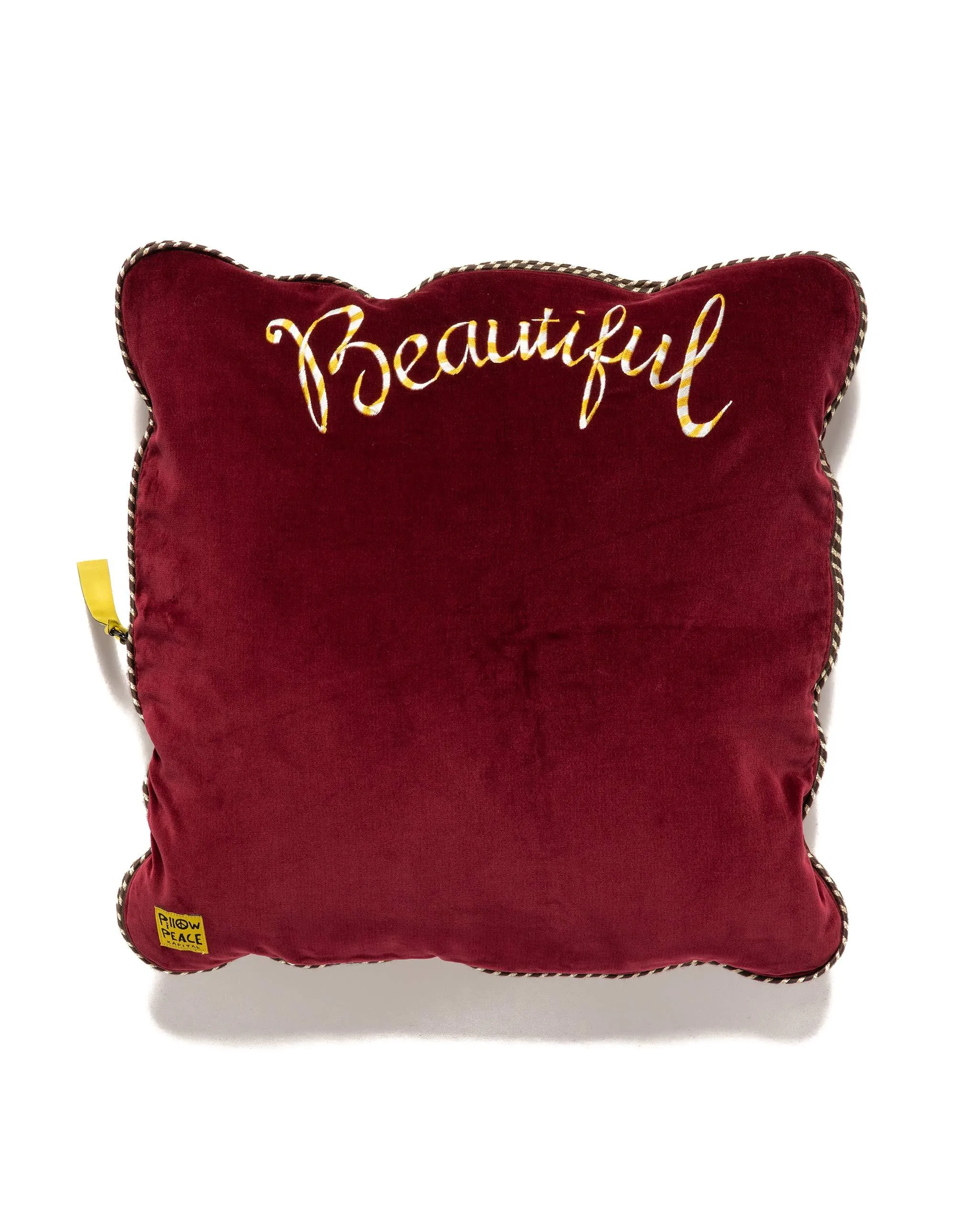 Velveteen KESA SHAM BOMBER JKT (Beautiful CHINA) Burgundy