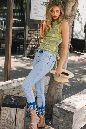 Vervet Mid Rise Ankle Skinny Jeans