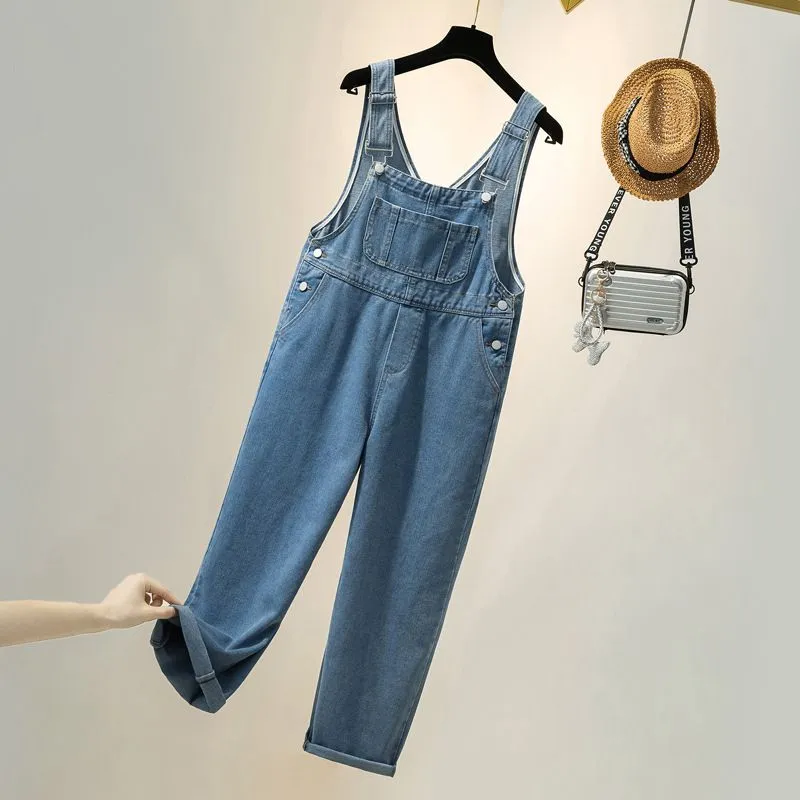 Wardrobe Basics Ripped Denim Romper Shorts Jean overalls