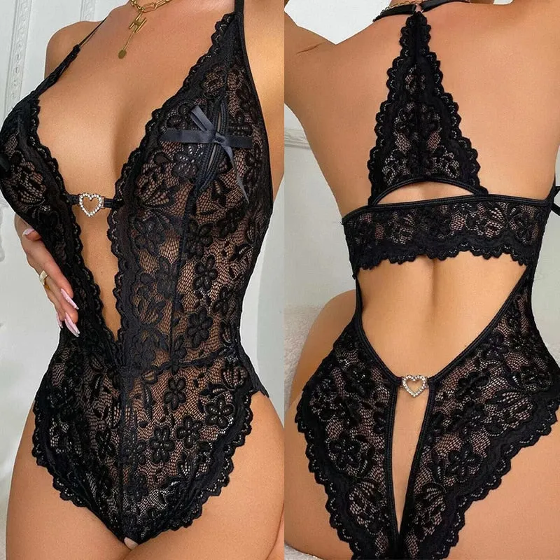 Woman Open Bra Crotchless Underwear Lingerie
